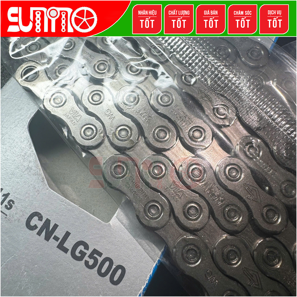 [Japan chính hãng] Sên xe đạp SHIMANO LG500 quick link 9/10/11speed