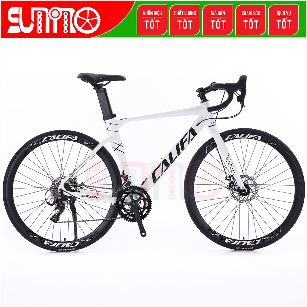 [CỐI NỔ] Xe đạp đua nhôm CALIFA CR350 tay lắc R3 16S