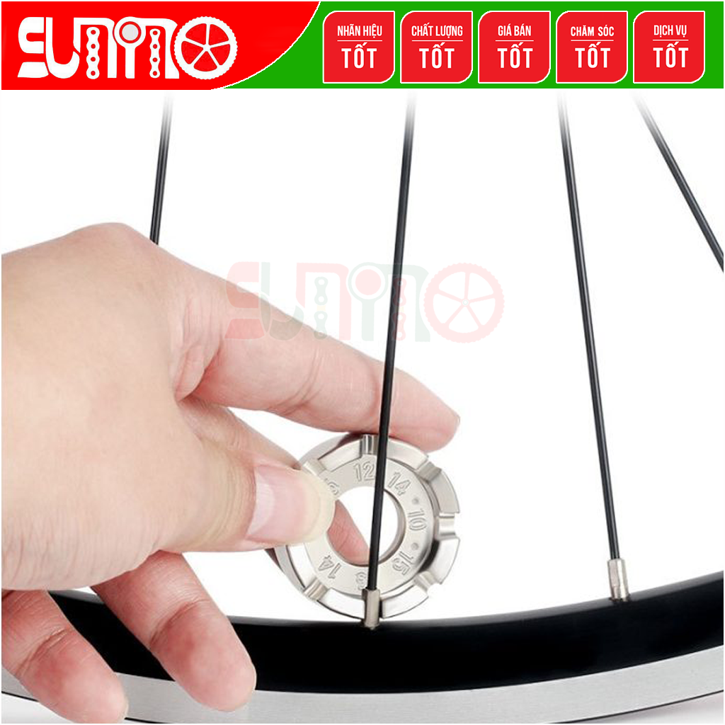 Chén rút căm xe đạp NONAME thép xi