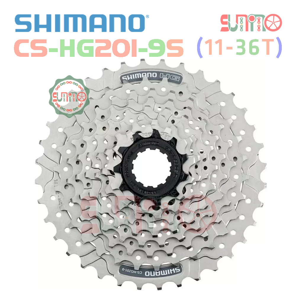 Líp thả xe đạp SHIMANO HG201 9speed chính hãng