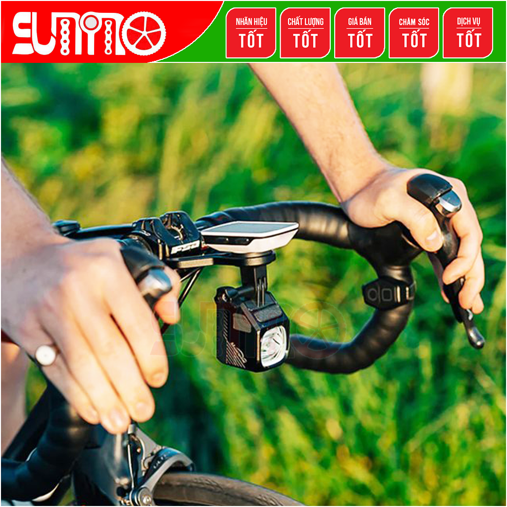 Đèn xe đap MAGICSHINE Evo 1100 kèm bát gắn fullbox chính hãng