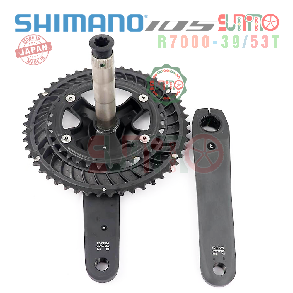 Giò dĩa cốt rỗng SHIMANO 105 R7000 39/53T-170mm chính hãng