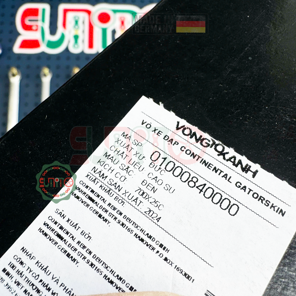 [GERMANY-Đức] Vỏ xe đạp gấp CONTINETAL Gatoskin fullbox chính hãng
