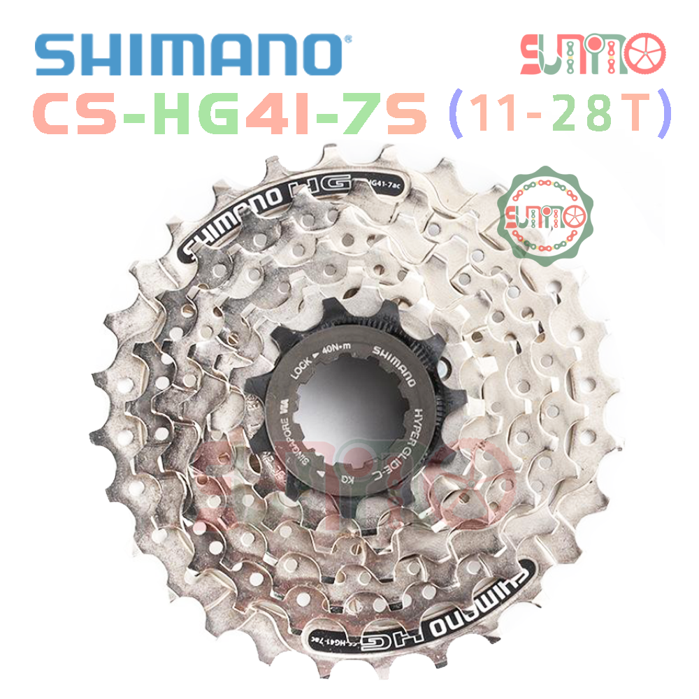 Líp thả xe đạp SHIMANO HG41 7speed chính hãng