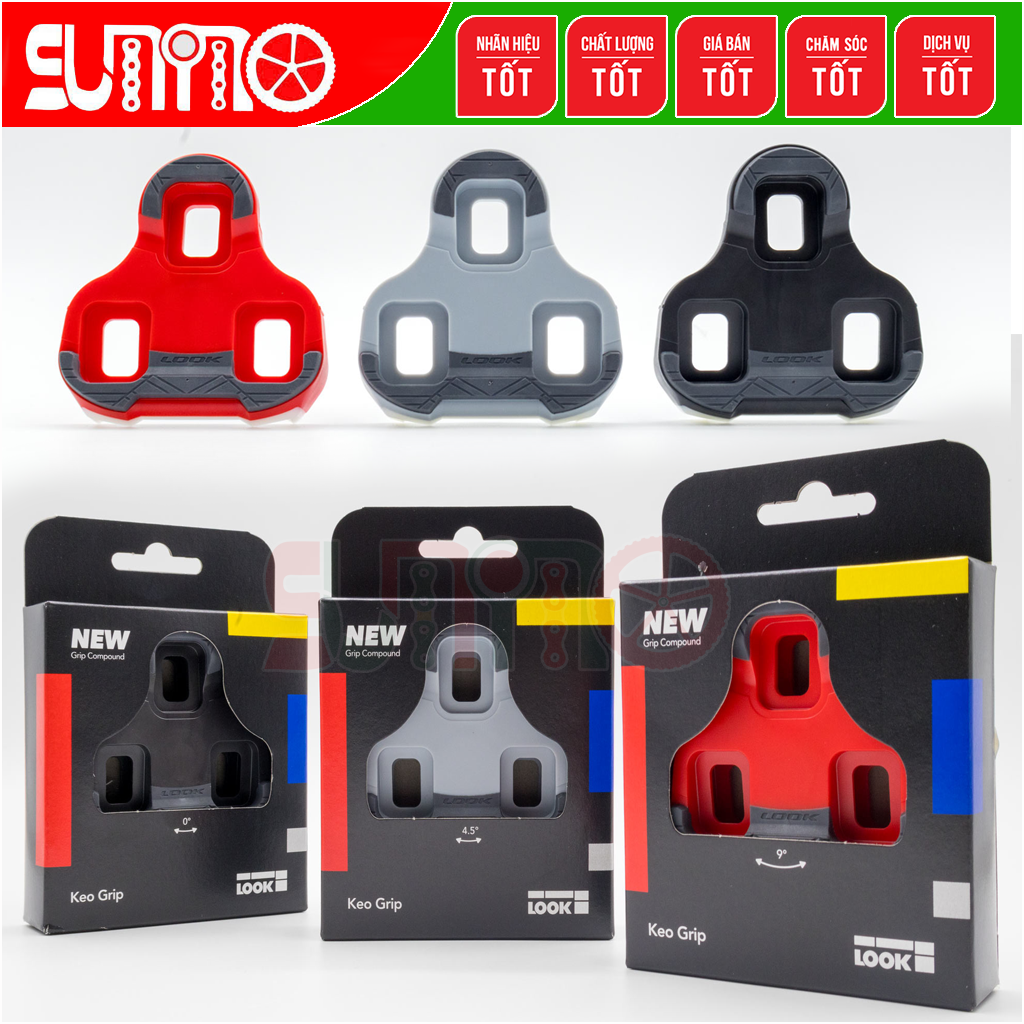 [NEW 2026 chính hãng] Can giày xe đạp road LOOK Kéo Grip cleat fullbox