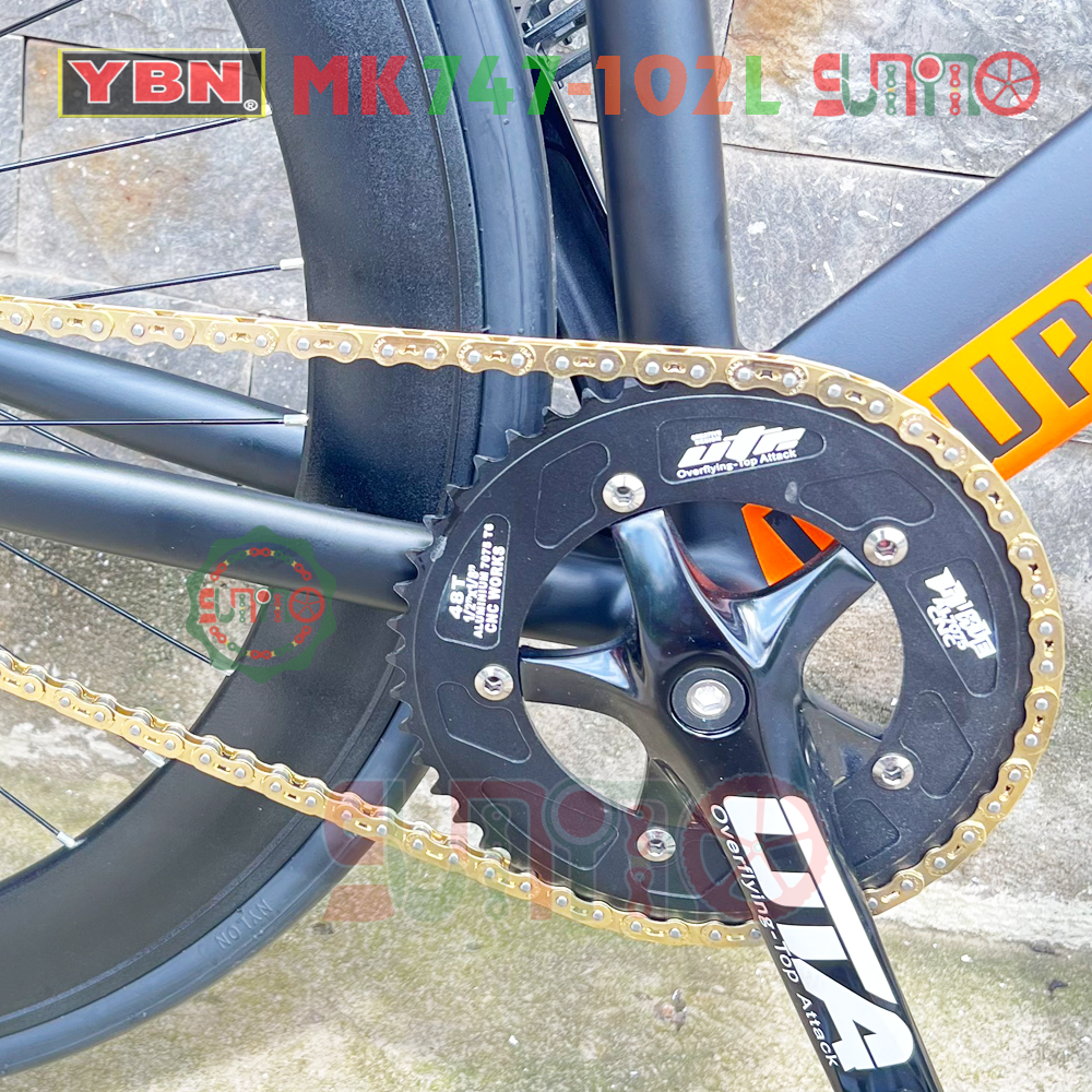 Sên xe đạp YBN KM747 102L single speed gắn xe BMX, fixed gear