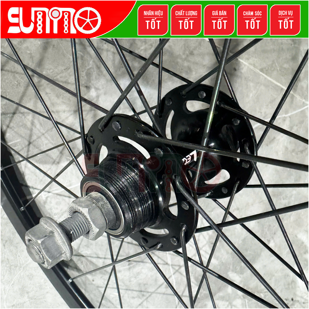 Đùm xe đạp fixed gear LEGEND 32 lổ bạc đạn