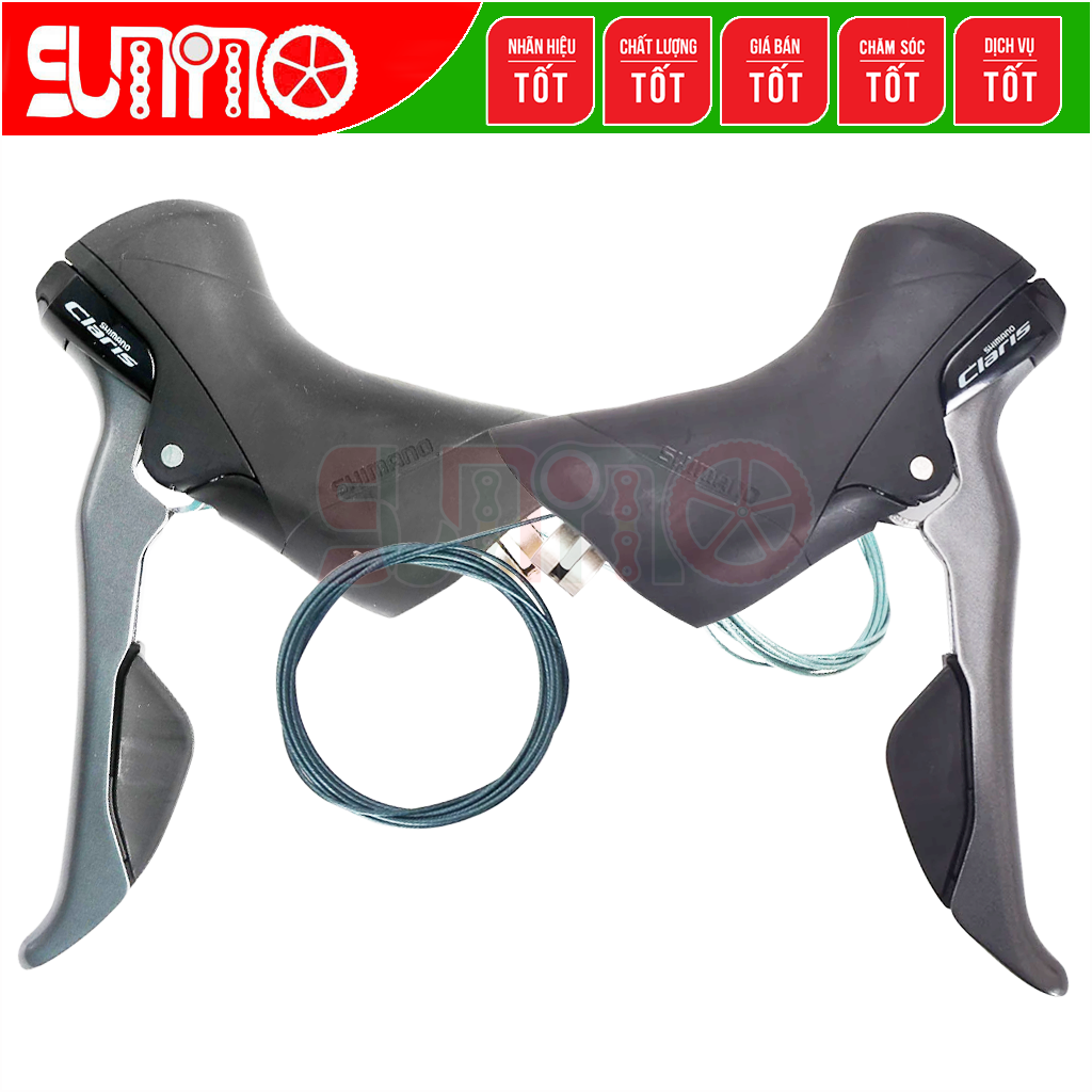 Tay đề lắc SHIMANO Claris R2000 (2x8speed) chính hãng