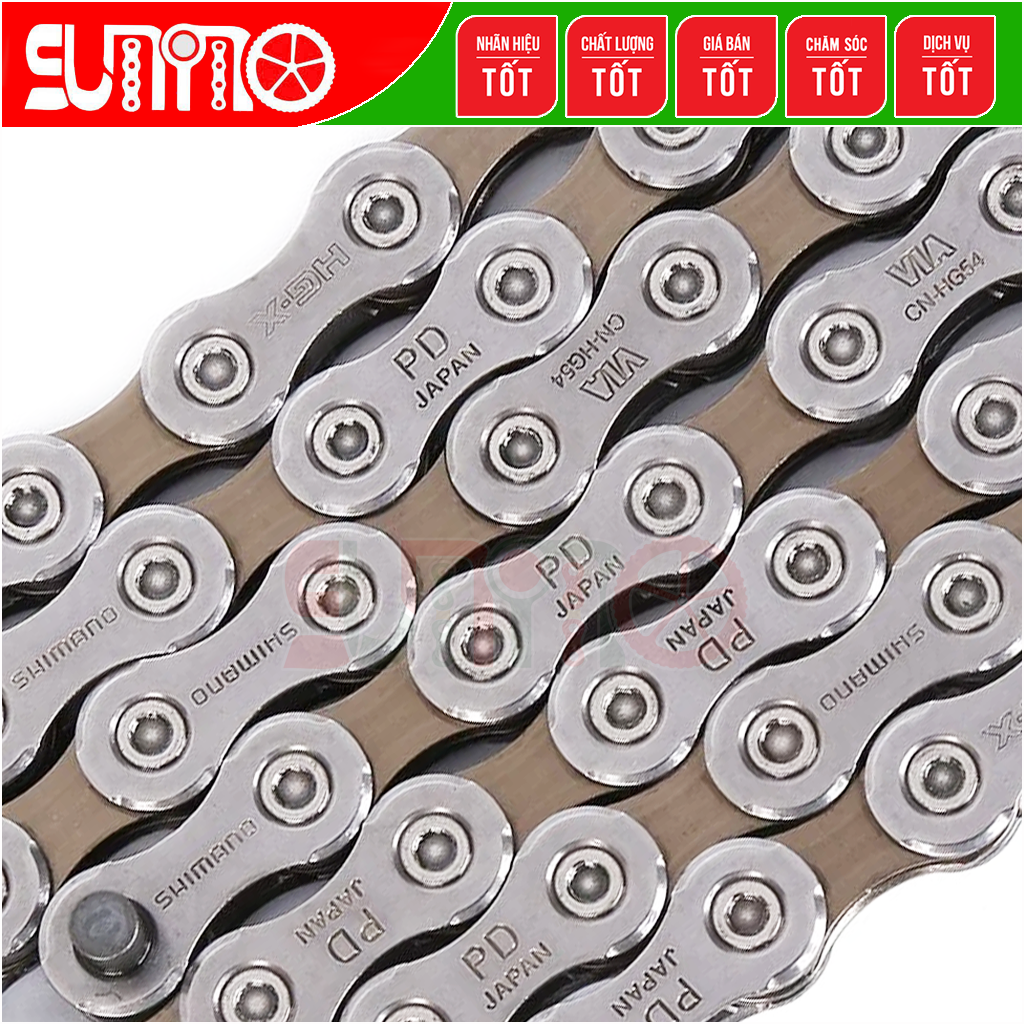 Sên xe đạp SHIMANO HG54 10speed chính hãng