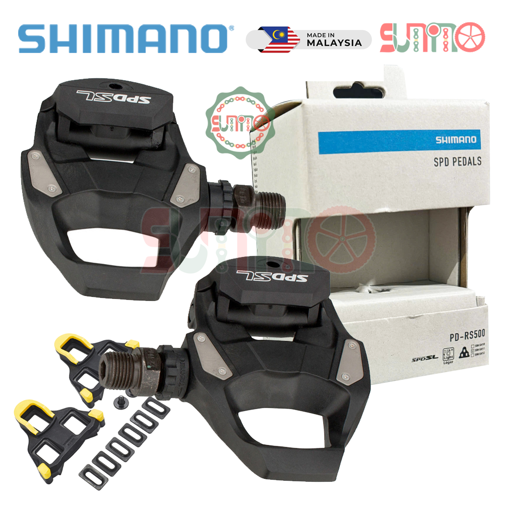 Pedal can xe đạp road SHIMANO RS500 fullbox chính hãng