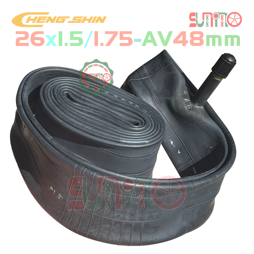 Ruột xe đạp CHENGSHIN 26x1.5/1.75 AV48 gắn xe đạp địa hình