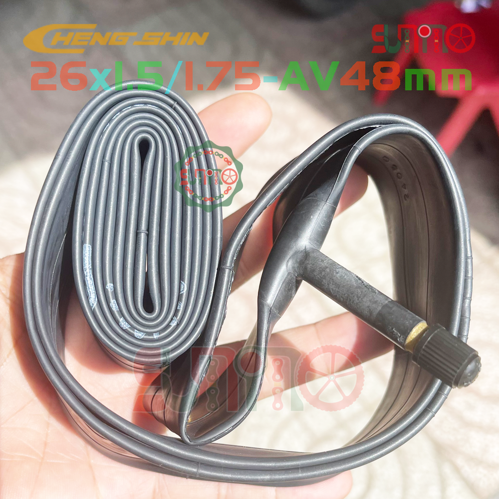 Ruột xe đạp CHENGSHIN 26x1.5/1.75 AV48 gắn xe đạp địa hình