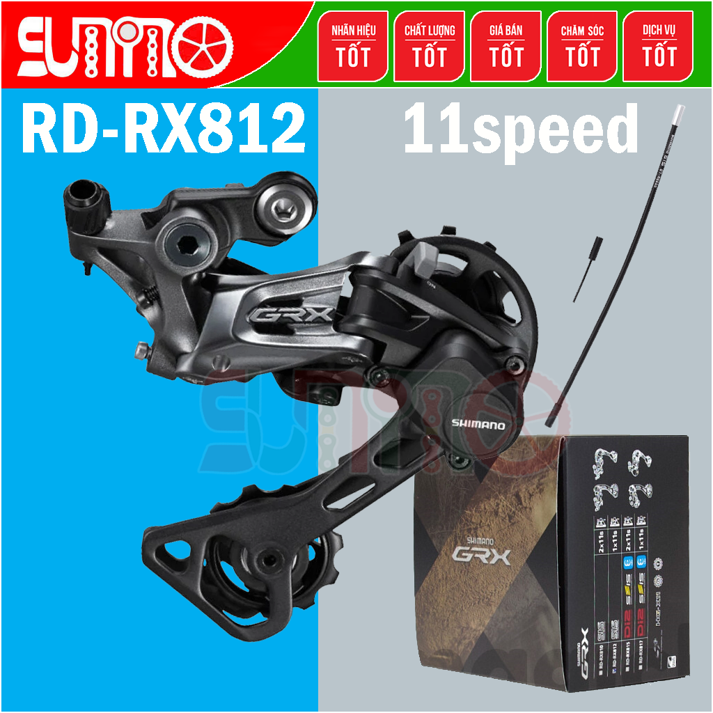 Cùi đề xe đạp SHIMANO GRX RX812 11speed chính hãng