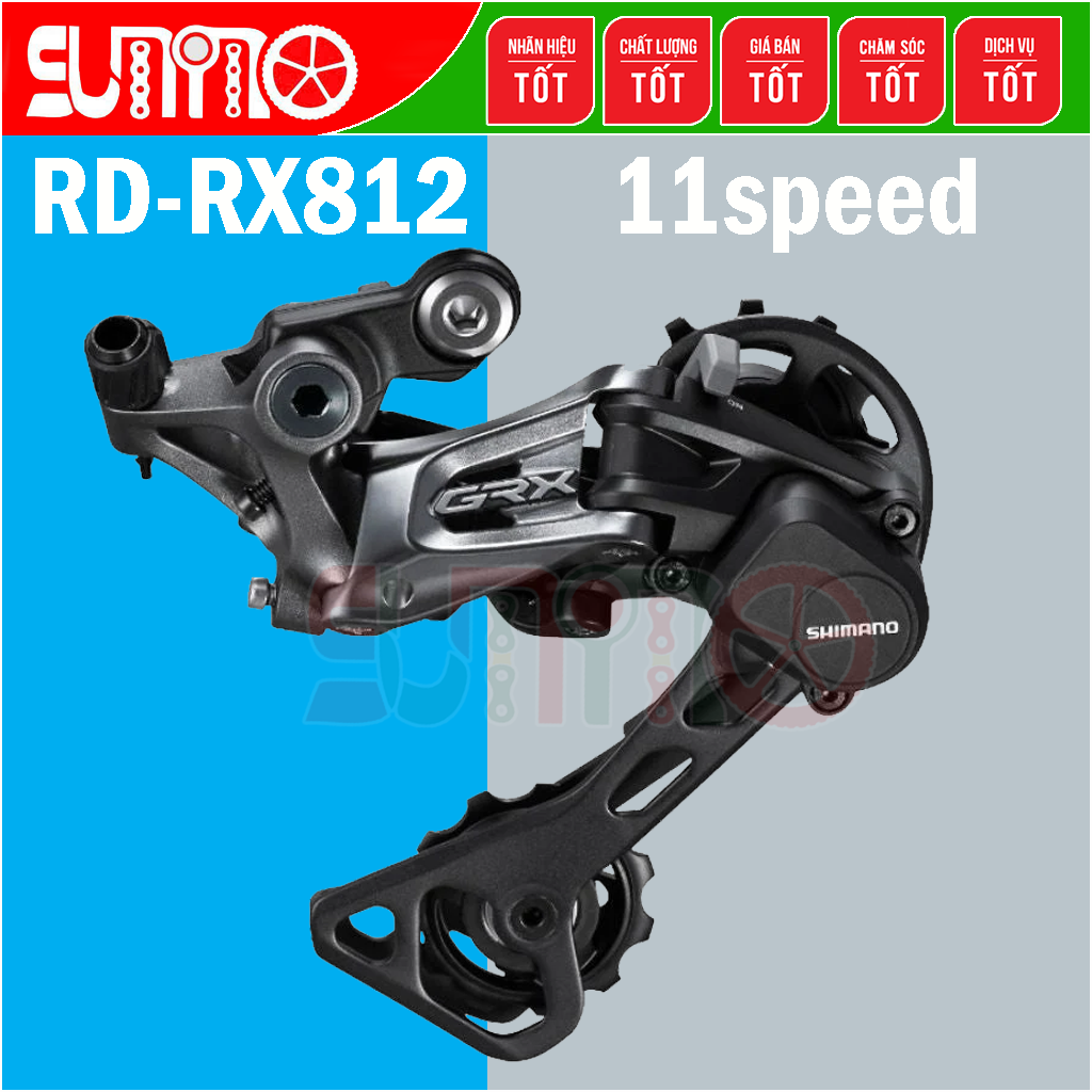 Cùi đề xe đạp SHIMANO GRX RX812 11speed chính hãng