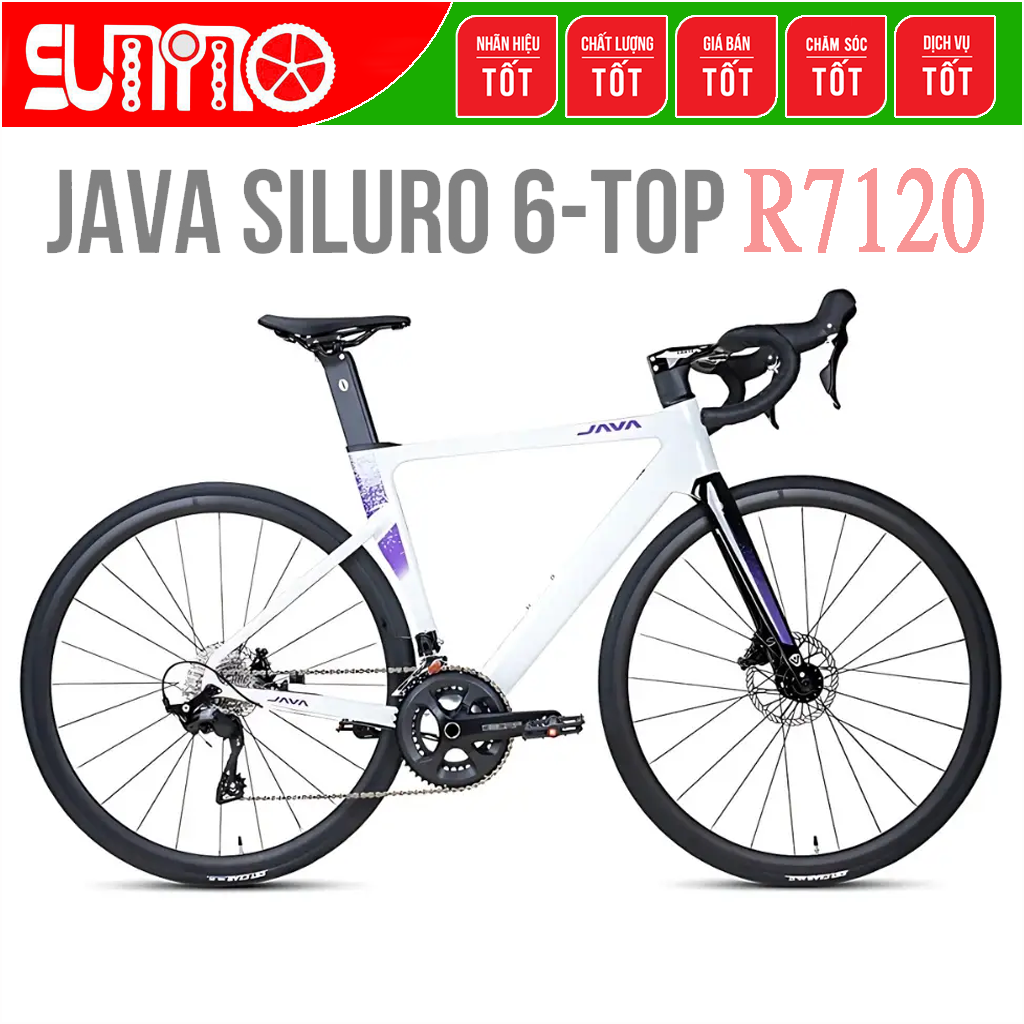Xe đạp đua JAVA SILURO 6 TOP SHIMANO 105 R7120