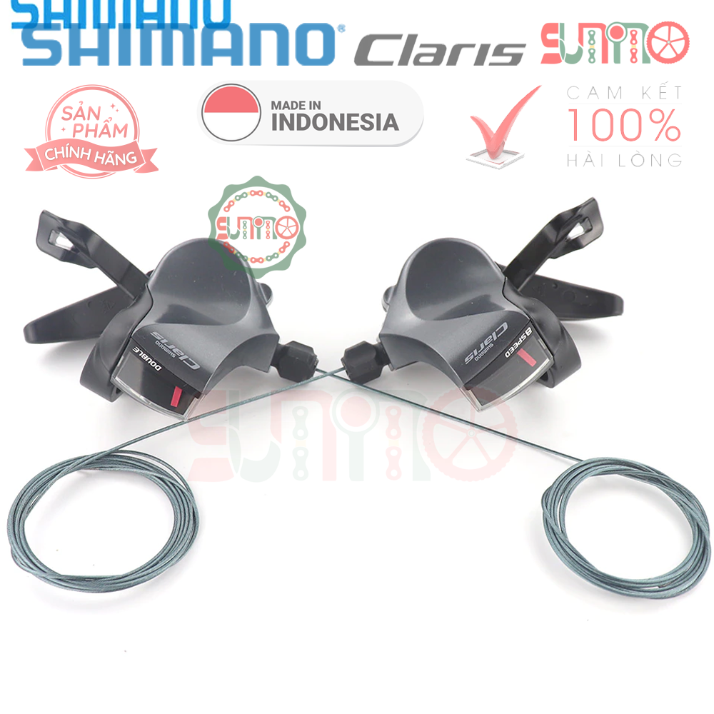 Tay đề bấm xã SHIMANO Claris R2000 (2x8speed) chính hãng