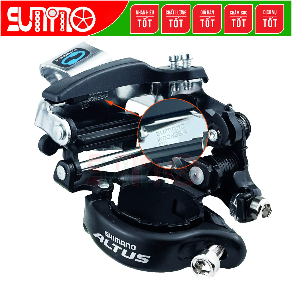 Sang dĩa xe đạp SHIMANO Altus M310 chính hãng