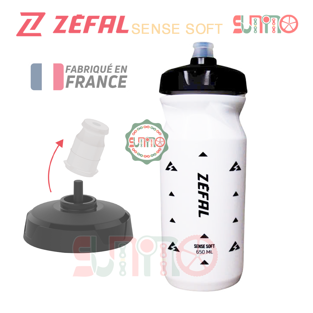 Bình nước xe đạp ZEFAL Sense soft 650ml chính hãng