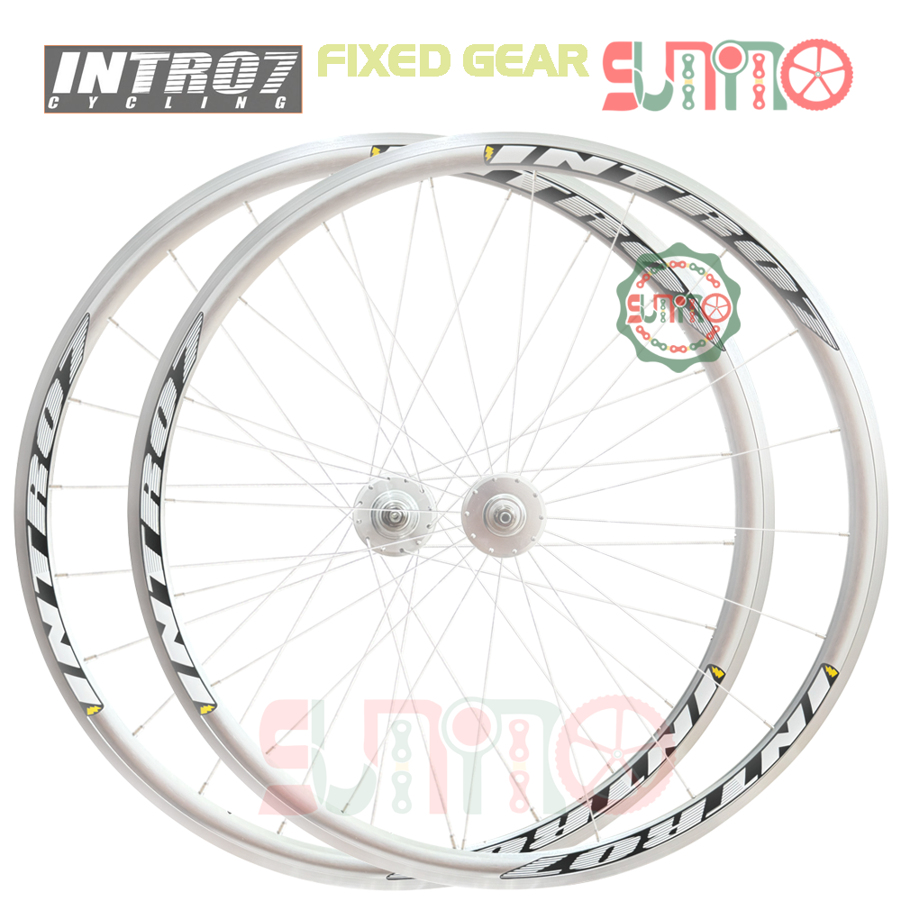 Vành bộ xe đạp fixed gear INTRO7 trước 20 căm sau 24 căm