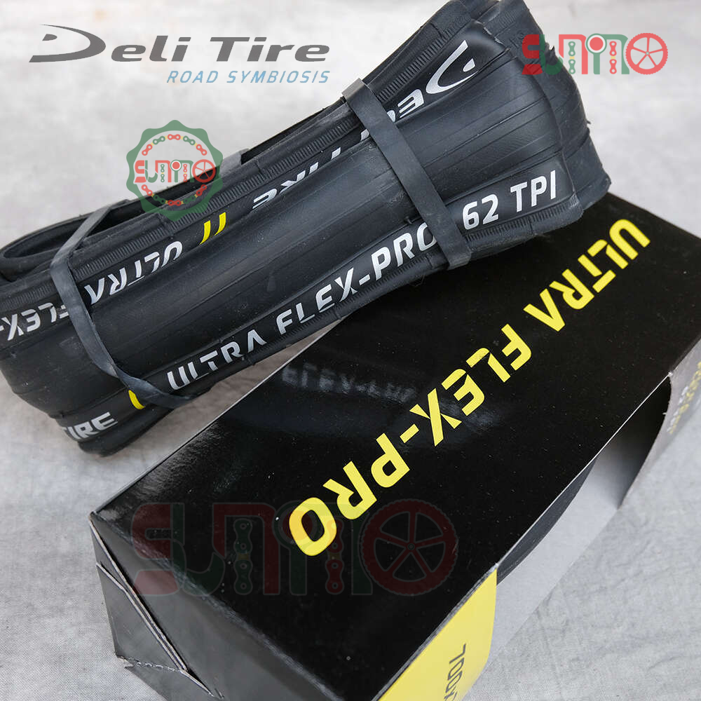Vỏ gấp DELI SA-205 Ultra Flex-Pro 62TPI gắn xe đạp đua