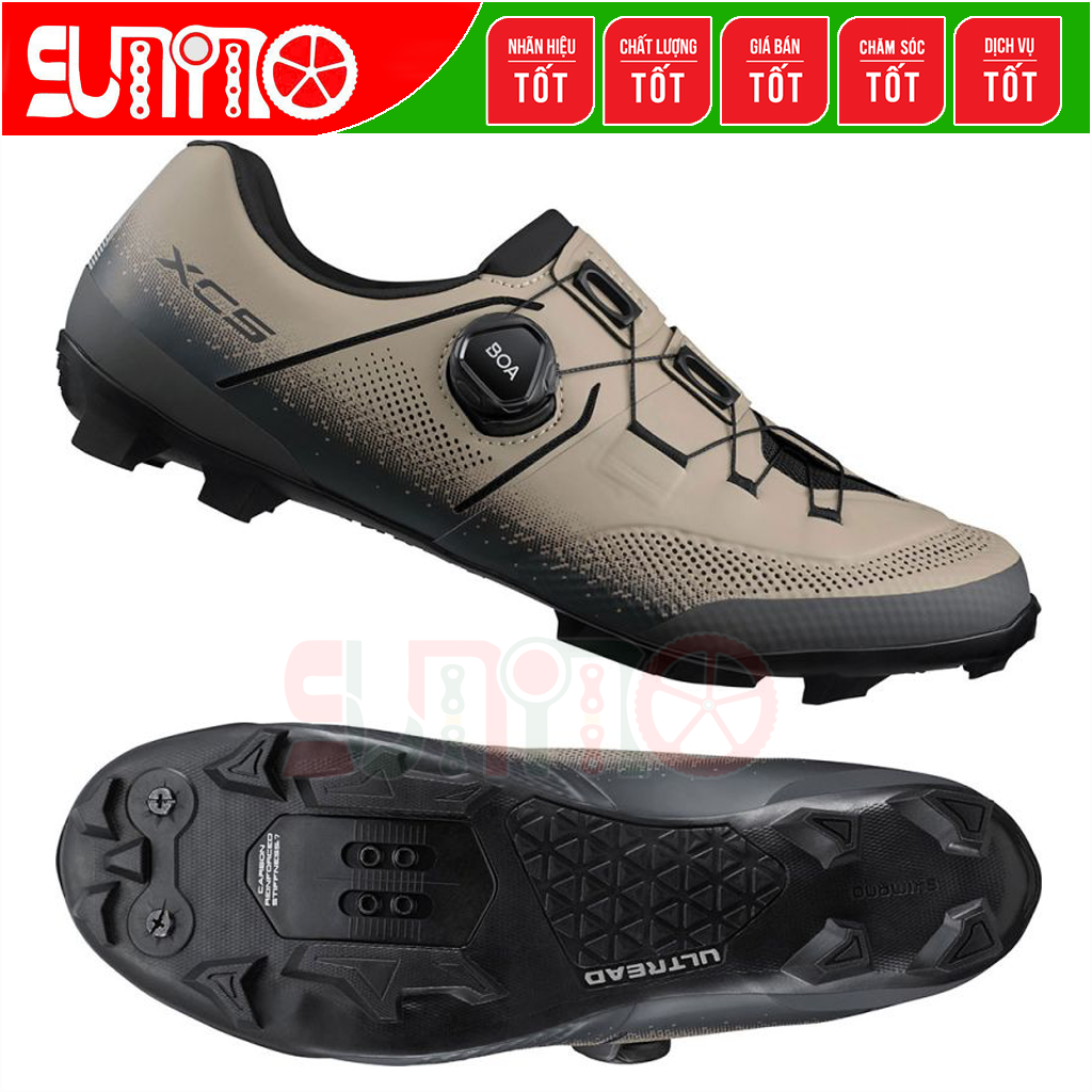 Giày can đạp xe mtb SHIMANO XC503 Wide fullbox chính hãng