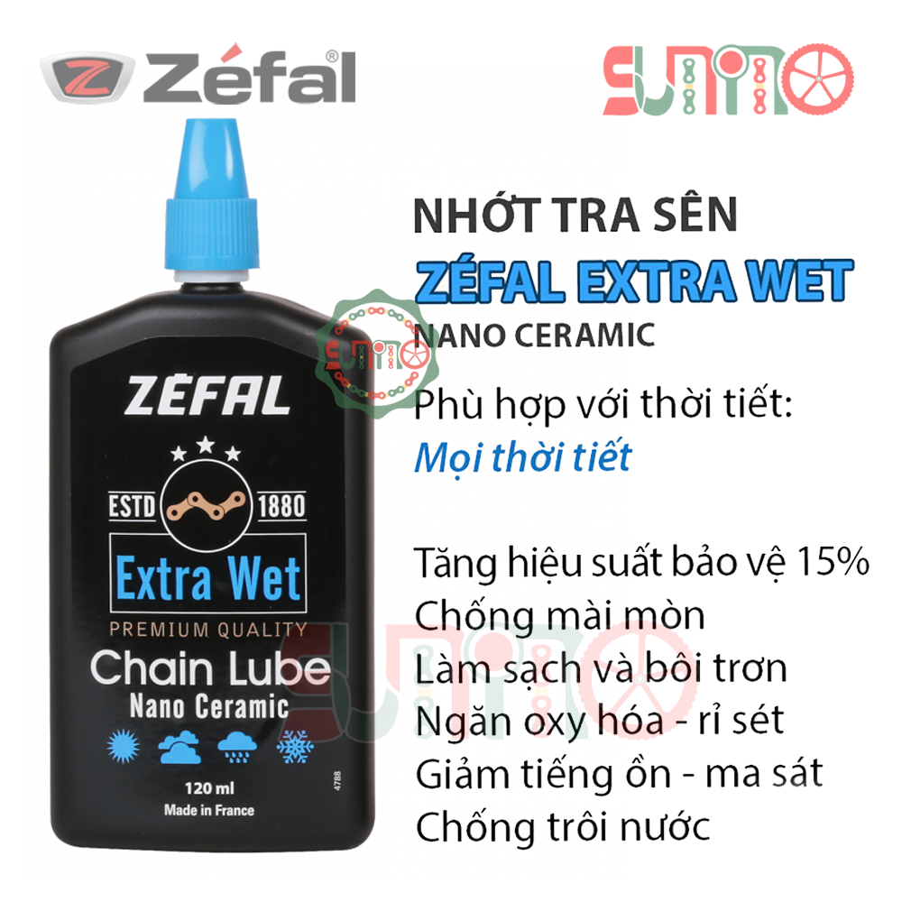 Dầu tra sên xe đạp ZEFAL 120ml chính hãng
