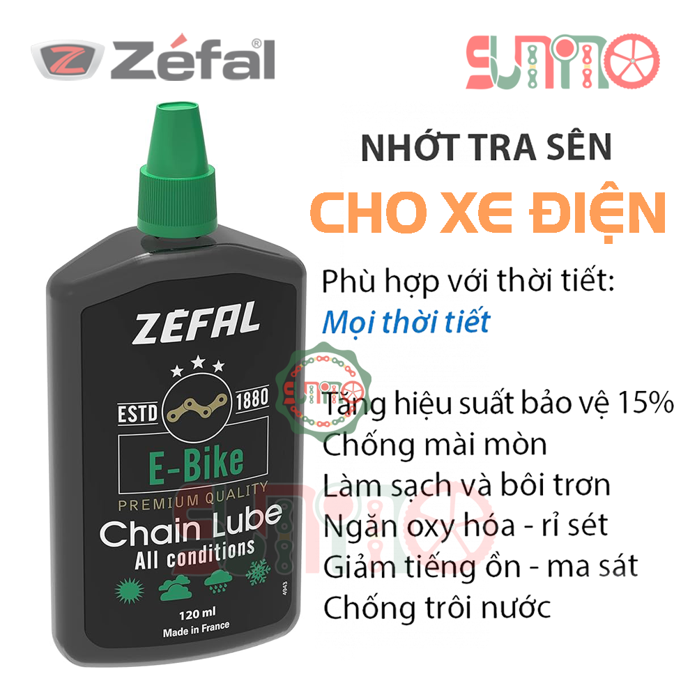 Dầu tra sên xe đạp ZEFAL 120ml chính hãng