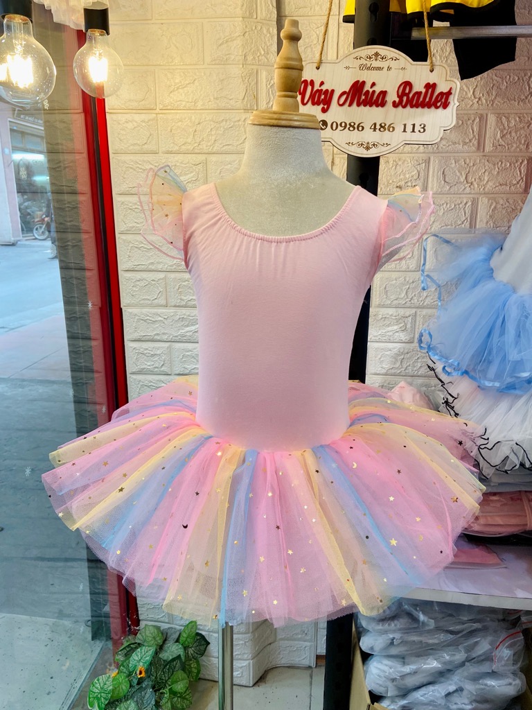 Mua Váy công chúa đầm công chúa thiết kế màu cầu vồng cho bé gái từ 1-10  tuổi tại Mom'schoice - Size 10 : 32 – 35kg tại Moms Choice | Tiki