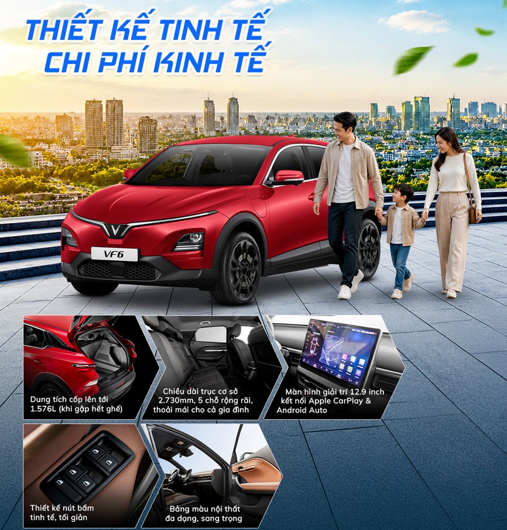 VINFAST VF6 - NÂNG NIU TỪNG CHUYẾN ĐI HẠNH PHÚC