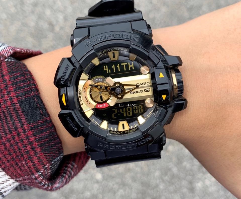 予約 CASIO G-SHOCK G'MIX ブラック GBA-400-1A9JF