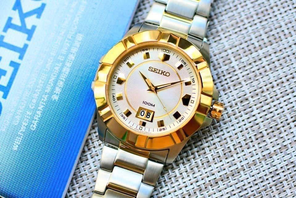 Đồng Hồ Nam Dây Thép SEIKO Quartz SUR134P1 | Kính Hardlex