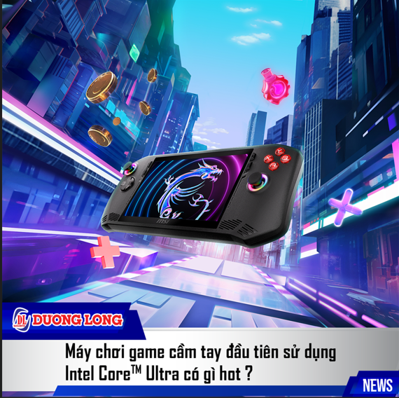 MSI giới thiệu mẫu máy chơi game cầm tay đầu tiên sử dụng Intel CoreTM Ultra tại CES 2024