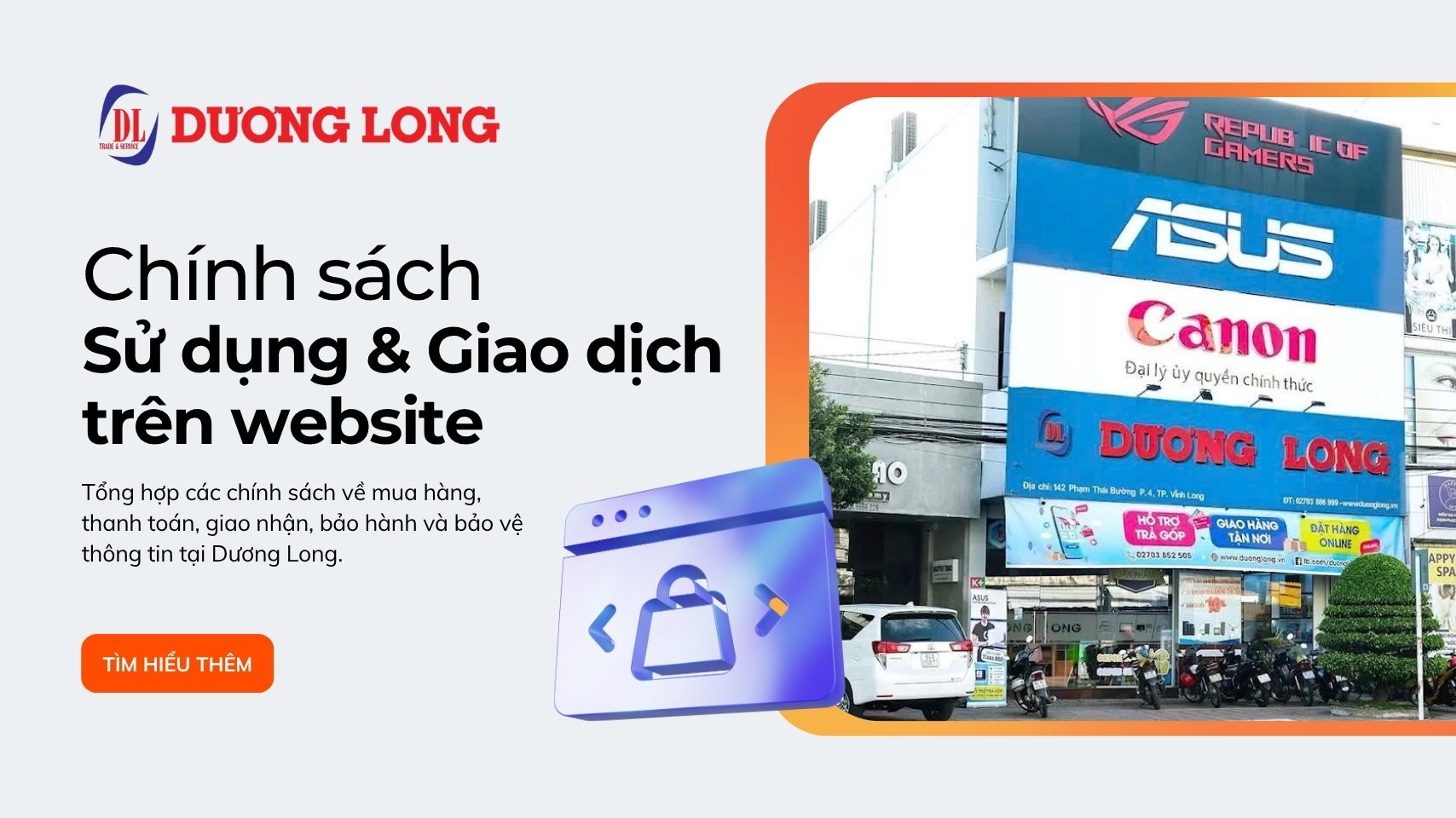 Chính sách sử dụng và giao dịch trên website