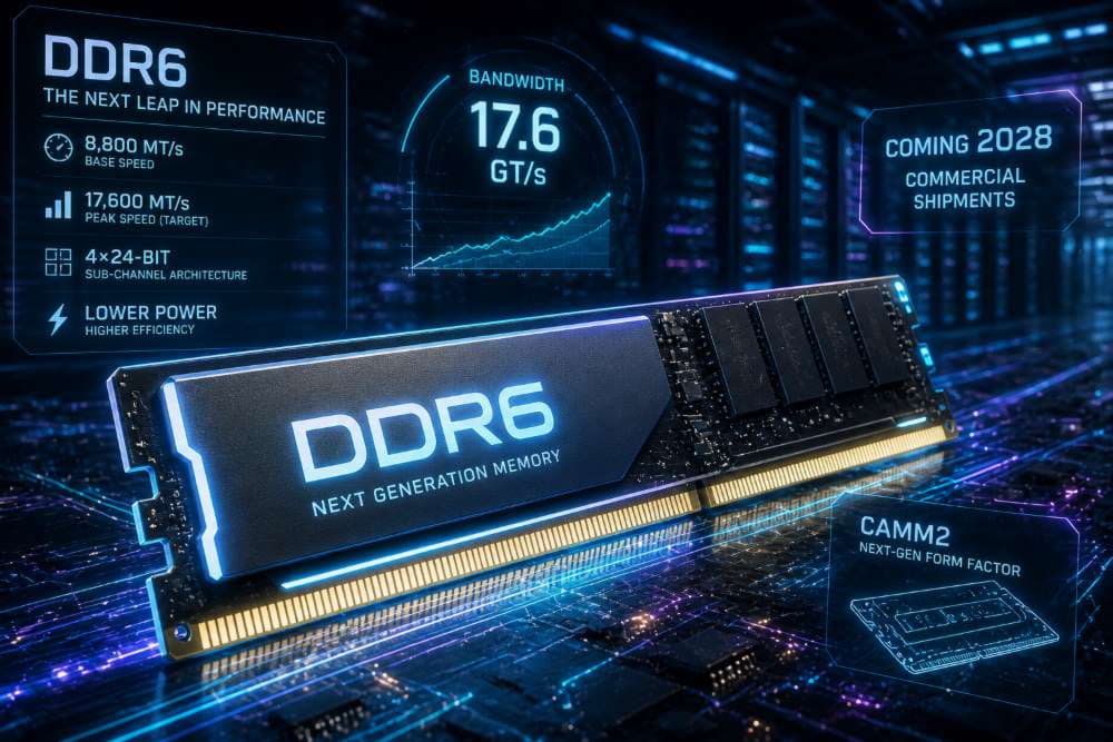 Thế Hệ RAM Tiếp Theo Đang Được Khởi Động: DDR6 Sẽ Mạnh Tới Mức Nào?
