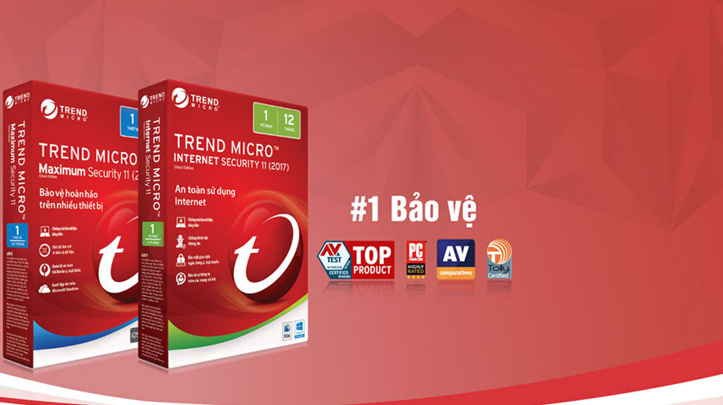 Tính năng phần mềm Trend Micro Maximum Security.