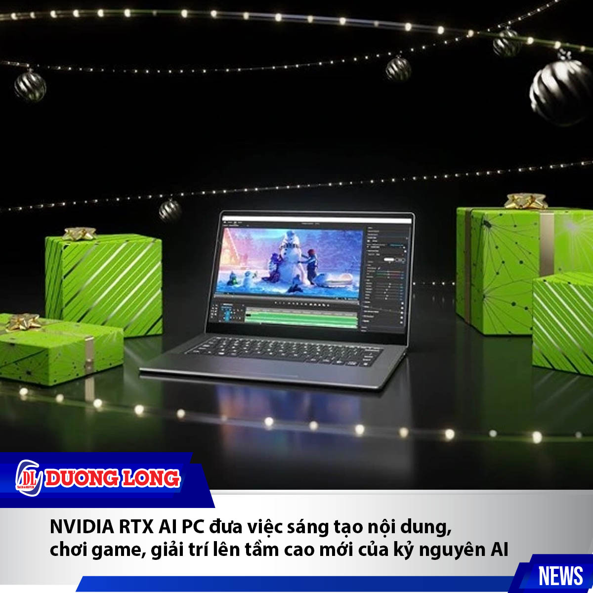 NVIDIA RTX AI PC đưa việc sáng tạo nội dung, chơi game, giải trí lên tầm cao mới của kỷ nguyên AI