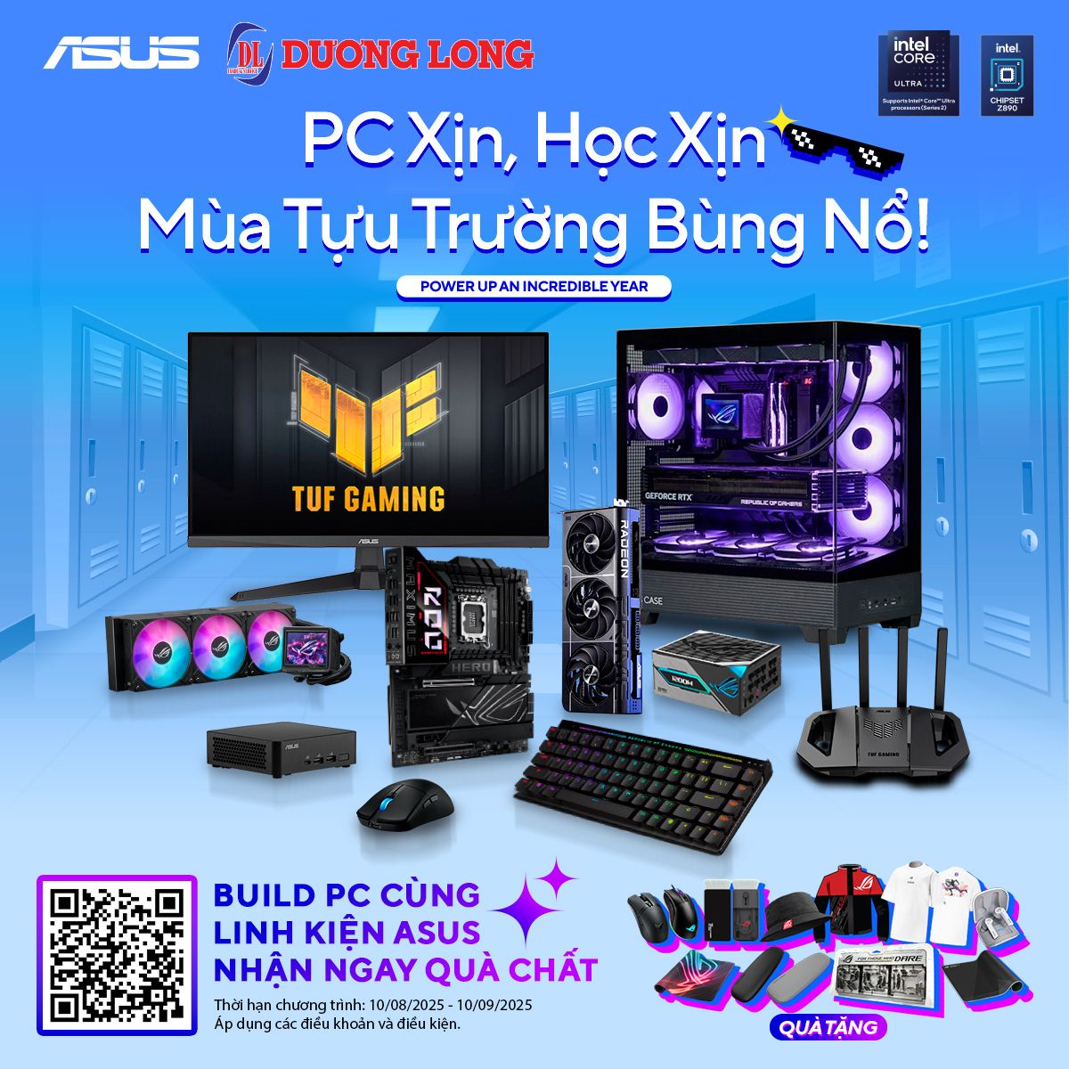 BACK TO SCHOOL 2025 – HỌC HẾT MÌNH, “CHIẾN” HẾT SỨC CÙNG ASUS!