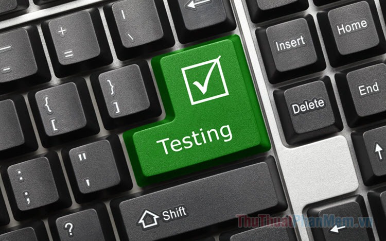 Hướng dẫn test bàn phím Laptop & PC