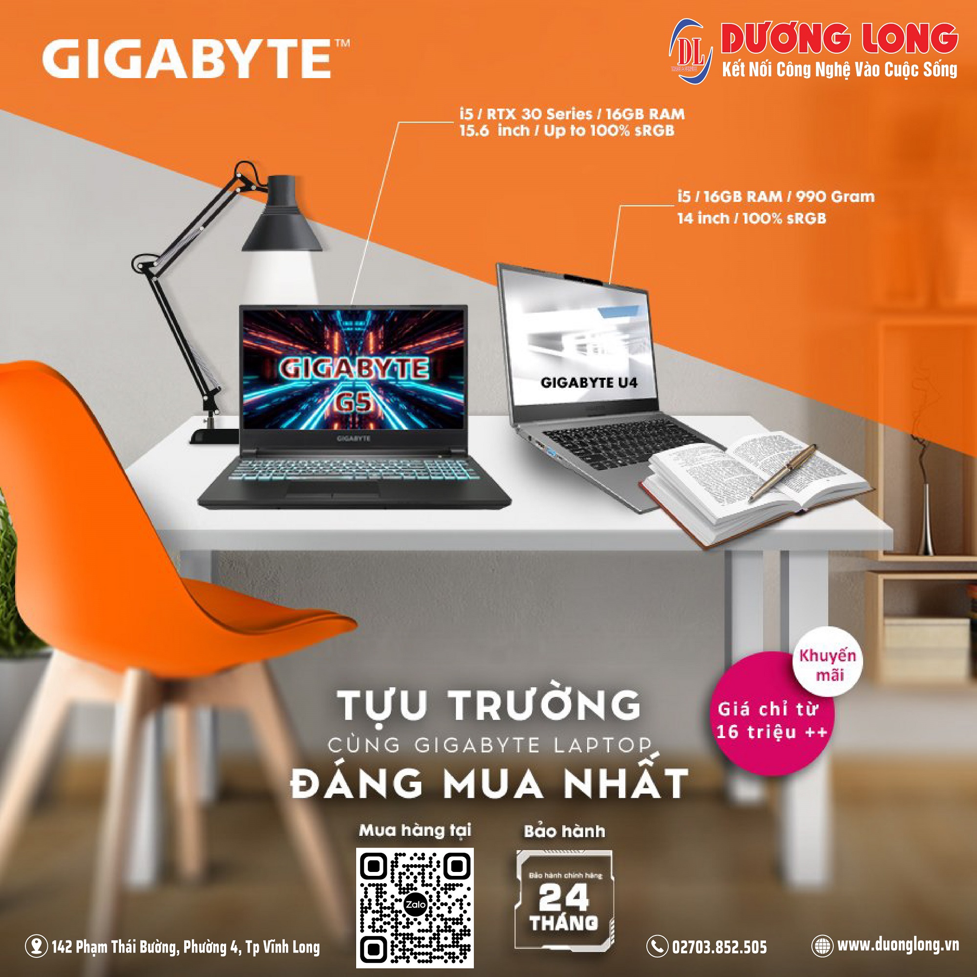 TỰU TRƯỜNG CÙNG GIGABYTE LAPTOP ĐÁNG MUA NHẤT