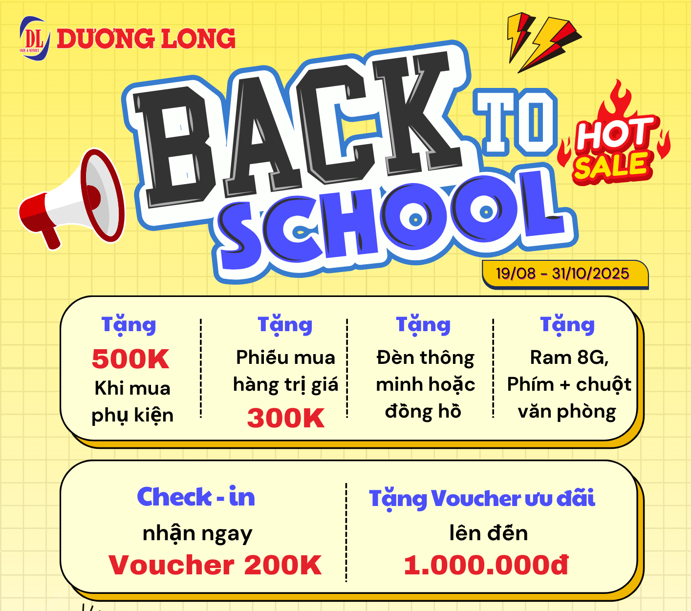 Back to School 2025 Vĩnh Long – Ưu đãi laptop sinh viên giá rẻ tại Dương Long
