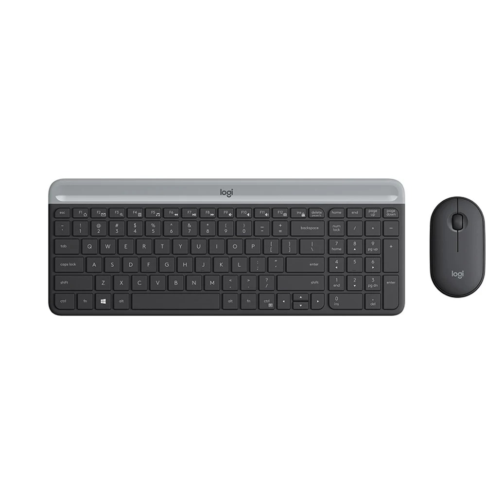 Bàn phím + Chuột không dây Logitech MK470 Slim (Đen)