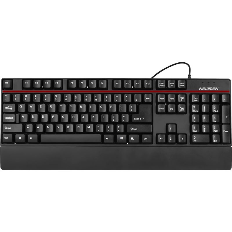 Bàn phím chơi game Newmen E340+ (USB/Đen)