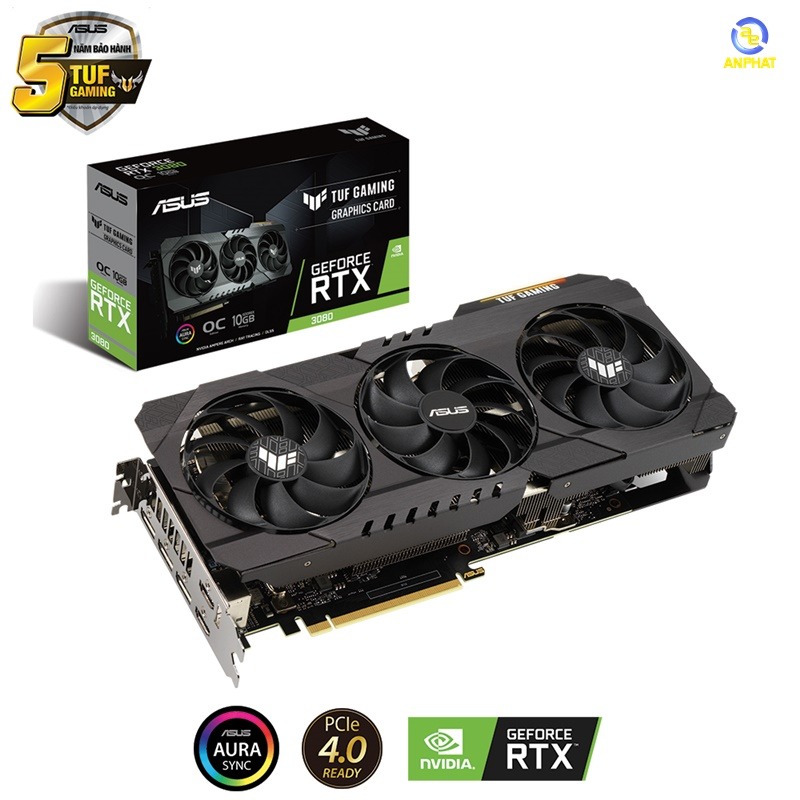 Card màn hình Asus TUF RTX3080-O10G-GAMING