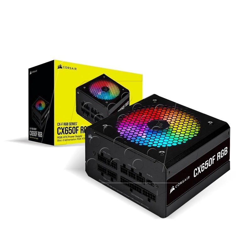 Nguồn Corsair CX650F RGB Black Plus Bronze - CP-9020217-NA