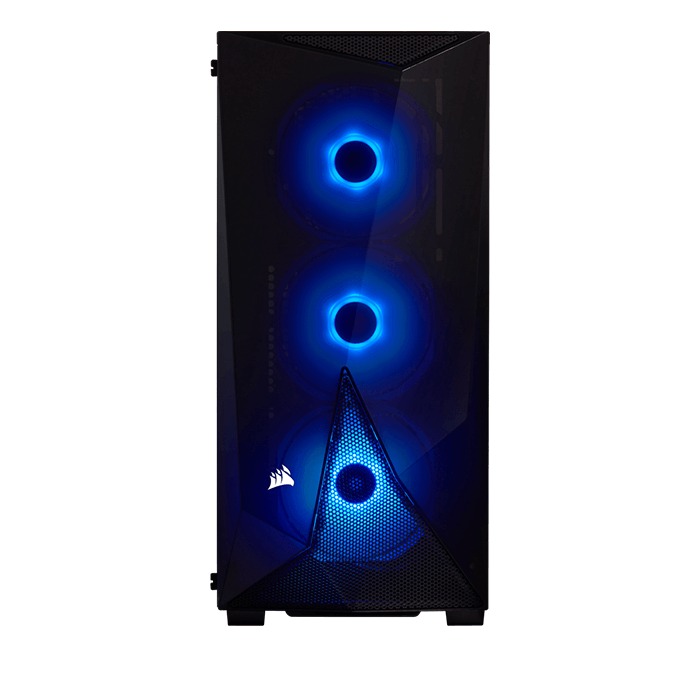 CASE CORSAIR SPEC DELTA RGB TG BLACK (CC-9011166-WW) Sẵn 3 Fan Led