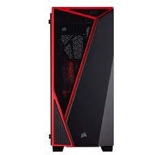CASE CORSAIR SPEC 04 BLACK RED (CC-9011117-WW) Sẵn 1 Fan Led