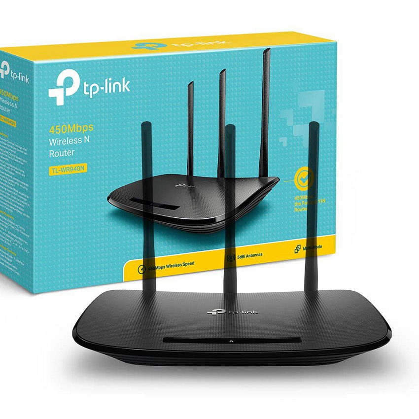 Bộ phát wifi TP-Link TL-WR940N Wireless N 450Mbps