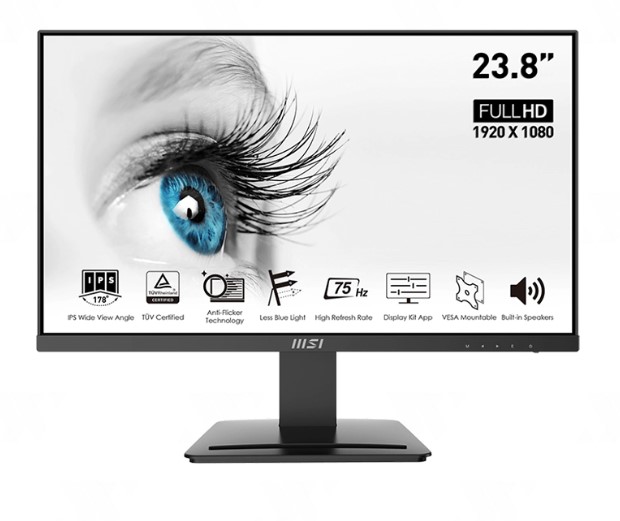 Màn Hình MSI PRO MP243 23.8 inch FHD IPS 75Hz 5ms