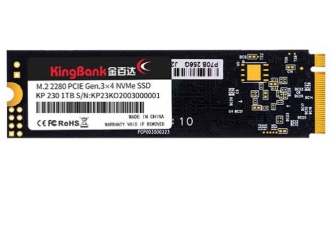 SSD KINGBANK KP230 M.2 PCIe Gen 3.0*4 512GB