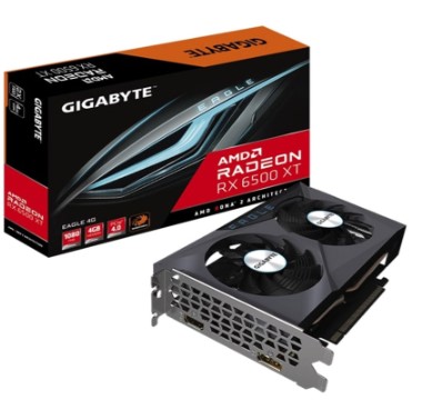 VGA Gigabyte Radeon™ RX 6500 XT EAGLE 4G (GV-R65XTEAGLE-4GD)